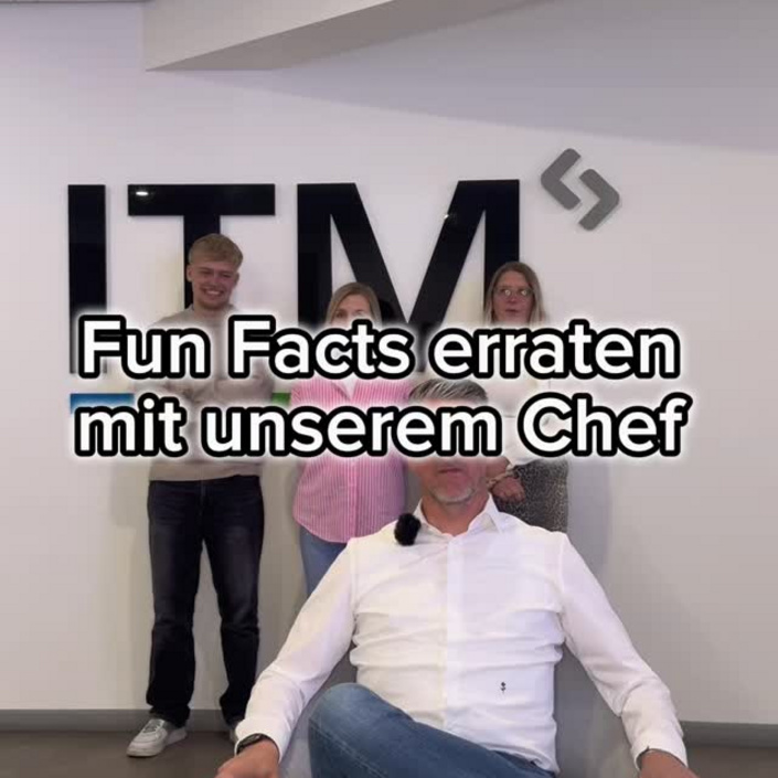 Wie gut kennt uns unser Chef eigentlich wirklich? 🤔
Genau das wollten wir herausfinden und haben den Test gemacht.
... Wie gut kennt uns unser Chef eigentlich wirklich? 🤔
Genau das wollten wir herausfinden und haben den Test gemacht.
...